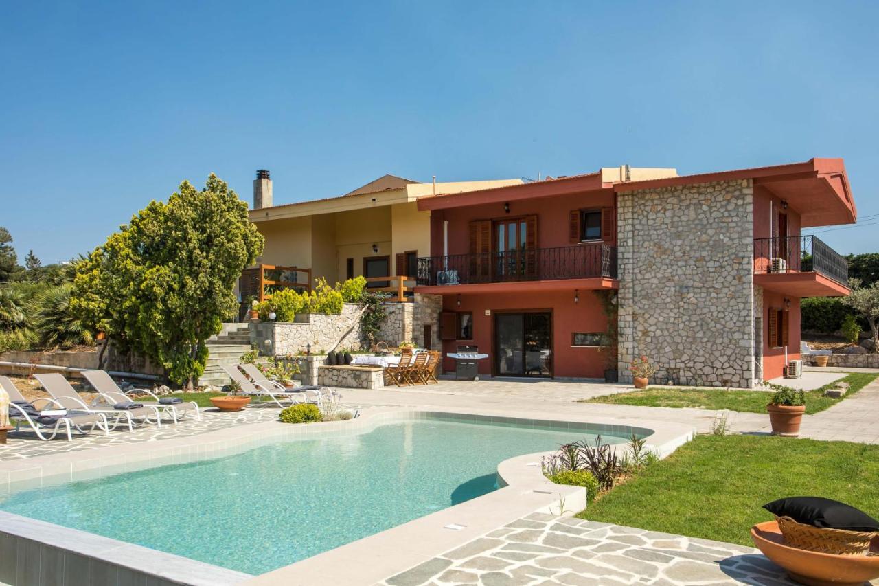 Emarmene Home With Private Pool Near Rhodes Town & Airport Koskinou  Luaran gambar