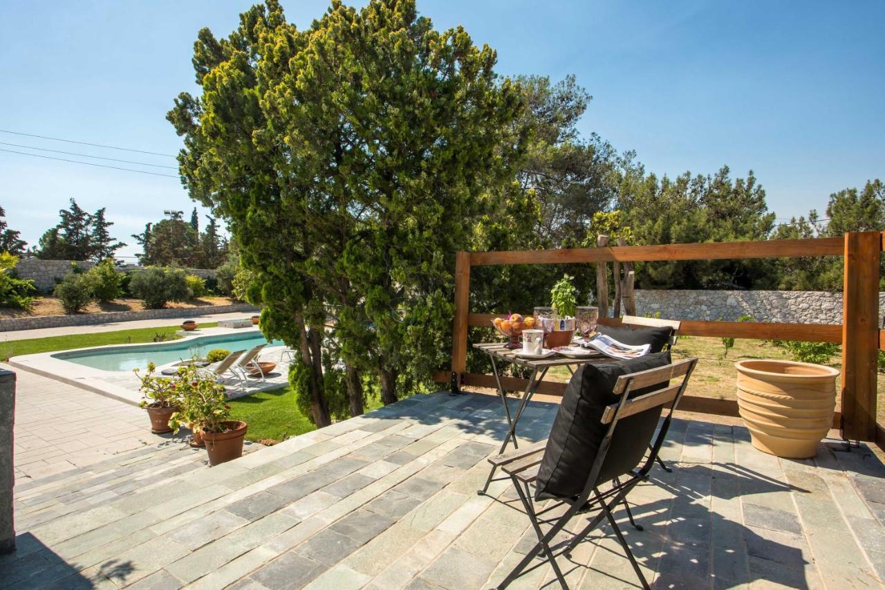 Emarmene Home With Private Pool Near Rhodes Town & Airport Koskinou  Luaran gambar